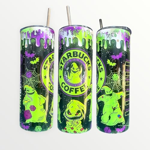 Sellrex Oogie Boogie - Vaso térmico delgado aislado de 20 onzas