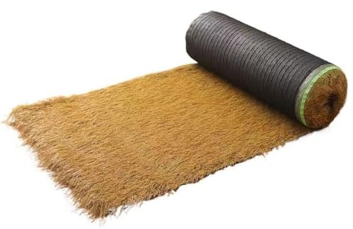 Rollos De Paja De Palma Artificial De Estilo Mexicano,Zócalo De Pasto Tiki Hut,Techo,Barra Tiki,Pasto De Pato,Pasto Ciego Para Techos De Paja,Ancho 50 Cm / 19,68 Pulgadas(Size:0.5*1m(1.6*3.2ft))