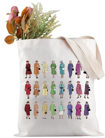 Pyoul Queen Elizabeth Geschenk Souvenir Geschenk Queen Elizabeth II Rip Queen, Rainbow Queen Tote EU, medium