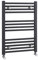 Balterley Vertical Radiator Straight Ladder Rail, Rounded Towel Rails Anthracite Radiators, Radiators Wall Mounted, Central Heating Radiator for Bathroom - 500mm x 700mm, 1028 BTU (Anthracite)