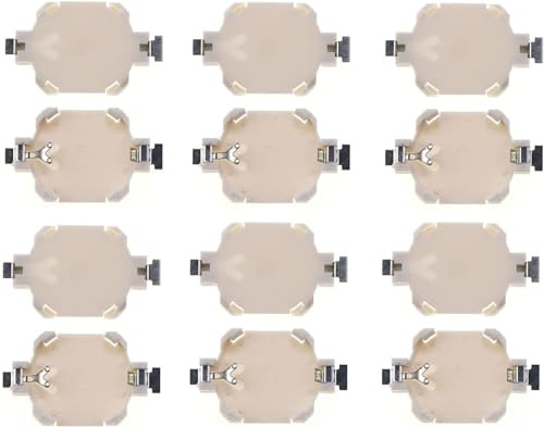 WEIAIFecy 12 Pieces CR1616 Battery Holder Tray for Gameboy Advance Color Game Card PCB Board Replacement for GB GBA GBC
