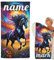 CHEFFS Handtuch Pferd mit Namen Personalisiert Badetuch, Handtuch Pferd Kinder Badetuch mit Namen，Mikrofaser Pferd Strandtuch Groß 100x200cm Badetuch Duschtuch Kinder Pferd (40 x 80 cm,1)