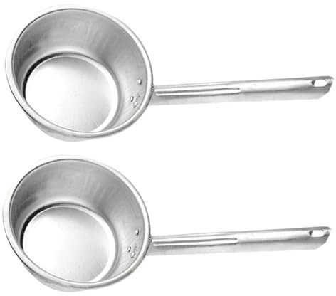 BRIGHTFUFU 2stücke Aluminium Wasserlöffel Langlebige Küchenschöpflöffel Für Zuhause Badezimmer Und Camping Mit Ergonomischem Griff Für Einfaches Schöpfen Von Wasser Und Lebensmitteln