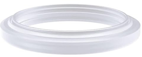Seal Replacement Parts Compatible with DeLonghi Coffee Machine Filter Holder, Coffee Machine Seal, Silicone Steam Ring Compatible with DeLonghi EC680/EC685/EC785/EC885/EC850/EC860 (1 Piece, White)