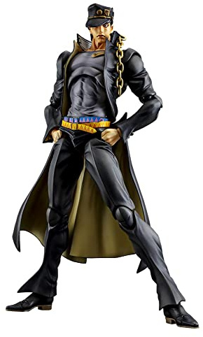 Gooyeh Jotaro Figur Anime Star Platinum Super Actionfigur 25CM PVC Statue Cartoon Modell Desktop Dekoration Manga Spielfiguren Sammlung für Fans