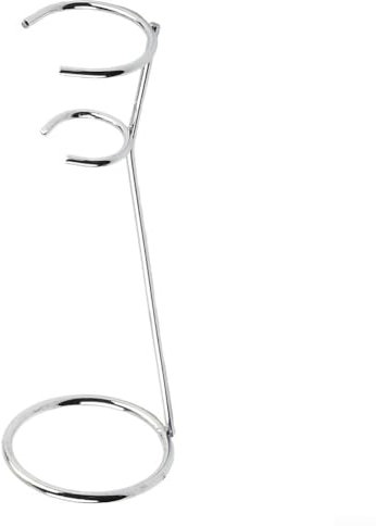 Stainless Steel Egg Beater Holder Milk Frother Stand Kitchen Tool Rack Bracket for Electric Mixer Whisk Frother Sturdy Countertop Storage Organizer Silver 16.3x6x4.8cm