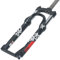 WIQUYBML Forcella Anteriore per Mountain Bike, 24 Pollici, Escursione 100 mm, Forcella Ammortizzata ad Aria MTB, Blocco Manuale, Forcella Ammortizzata per Bici, Tubo Dritto 1-1/8 QR 9 mm