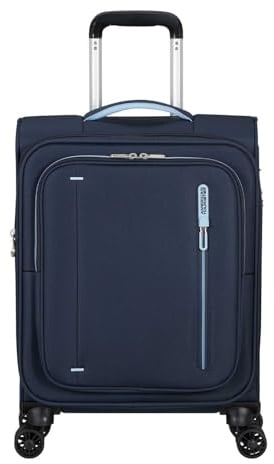 American Tourister Trolley Cloudrider Spinner Exp. TSA Sky Navy dunkelblau 55cm