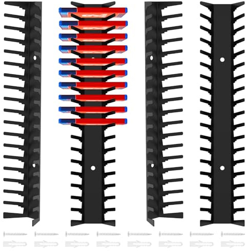 LOUJINGREO Game Box Storage Wall Mounted Storage Rack Carbon Media Organizer Rack can Accommodate Up to 72 CD Boxes Switch/Xbox/DVD/Blu Ray Game Box Bracket.