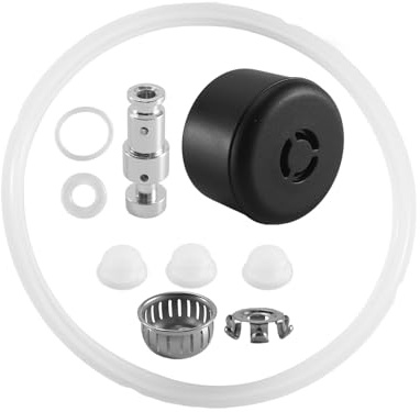 10PCS Pressure Cooker Replacement Kit Fit for Instant Pot Pro/Pro Plus Duo Evo Plus 8QT, with Steam Release Handle, 8QT Sealing Ring, Float Valve and Anti-Block Shield