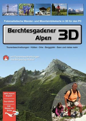 Berchtesgadener Alpen 3D (Fotorealistische Wander- und Mountainbikekarte in 3D für den PC)
