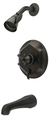 Kingston Brass KB46350BX English Vintage Tub and Shower Faucet, Oil Rubbed Bronze