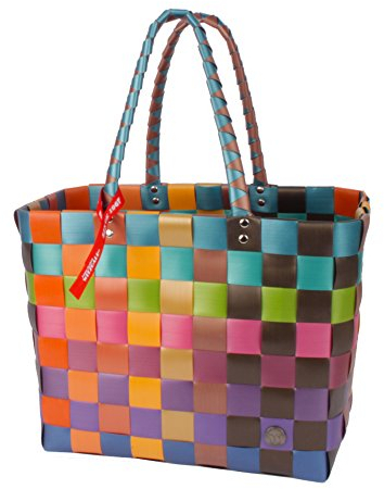 Witzgall ICE-BAG Shopper 5010-99 Original! Einkaufskorb, Einkaufstasche, Shopping-Bag ***Neue Ice-Bag-Kollektion 2015!*** bunt - orange, braun, grün