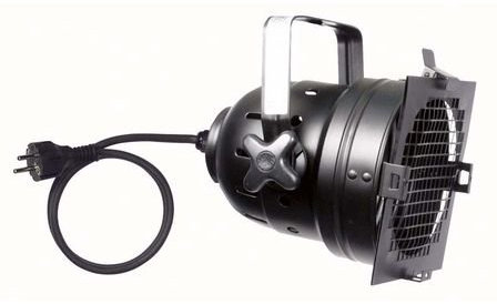 Showtec Par 56 Kanne, schwarz, kurz, m. Kabel u. Stecker, FFR