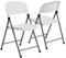 Harbour Housewares Klappstühle - Weiß - 6. Packung