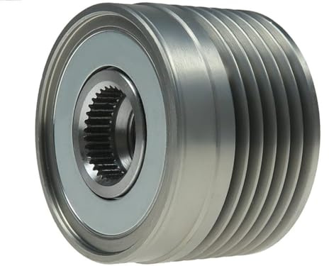 AS-PL Generatorfreilauf Riemenscheibe Lichtmaschine 3177168D00 9949627 3177168D00000 Kompatibel mit FORD Fiesta Mk5 Schrägheck JH1, JD1, JH3, JD3 FUSION JU, PEUGEOT 206 Schrägheck 2A/C 206 CC 2D, OPEL