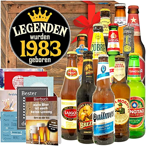 Legenden 1983 - Geschenkbox Herren - Biersorten aus der Welt 12x