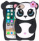 YONOCOSTA Cute iPhone SE 2020/ SE 2022 Case, Panda iPhone 6/ 6s/ 7/8 Case, Kawaii Funny 3D Cartoon Animals Soft Silicone Shockproof Cover for Girls Women