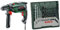 Bosch Universal Impact 800 - Taladro percutor, 800 W, empuñadura adicional, tope de profundidad, maletín (ref. 0603131100) & Mini X-Line - Set de 15 brocas mixto: mini x-line (ref. 2607019675)