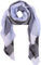 Boolavard Plaid Cashmere Feel Klassischer Weicher Luxuriöser Winterschal für Männer und Frauen (Blau/Grau)