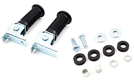 Soziusfußrasten alte Ausführung mit Querriffelung + Befestigungsteile 14-teilig für Simson Schwalbe KR51, SR4-1, SR4-2, SR4-3, SR4-4, S50, S51