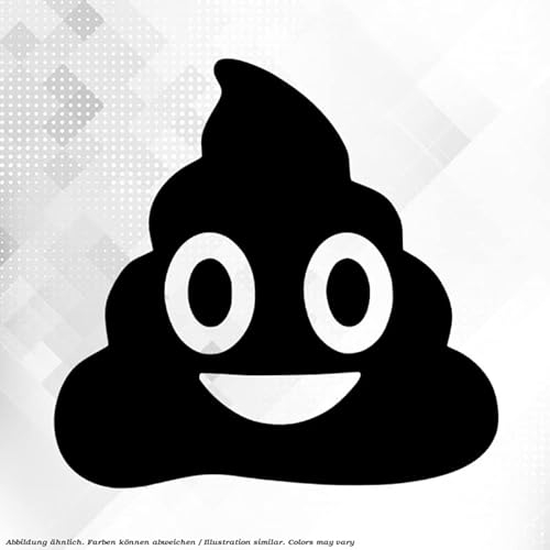 Decus Shop Kack Emoji 2928 // Sticker Aufkleber vers. Größe Farbe
