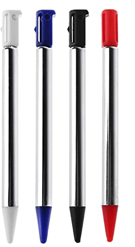 NSLikey Eingabestift für 3DS DS Spielekonsole mit Eingabestift, verstellbar, 4 Stück
