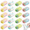 20Pcs Radiergummi Kinder, 2B Weiche Mit Dinosauriermuster, Kinder Radierer Set für Schulen Skizzen Büro Zeichen (4 Farben)