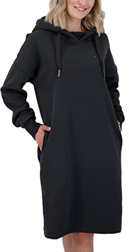 alife & kickin and Kickin Damen HelenaAK A Sweatdress Kleid Sweatkleid Freizeitkleid Sommerkleid XS-XXL, Moonless, M