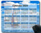 YENDOSTEEN 2024 Kalender-Mauspad mit Feiertagen, Malediven-Palmen-Gummi-Mauspad 260 * 210 * 3 mm