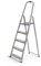 Escabeau 5 marches DURA pliable, marchepied léger en aluminium, hauteur plateforme 97cm, pieds antidérapants, charge 150kg, garantie 5 ans Hoström