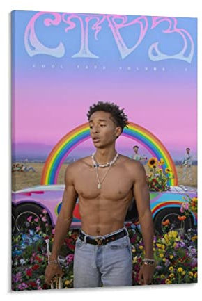 HANYING Poster Jaden Smith Cool And Dazzling Art Rapper Bild Druck Wandkunst Poster Gemälde Leinwand Poster Kunstwerke Raum Ästhetik 30 x 45 cm