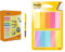BIC Highlighter, Textmarker, 24er Pack & Post-it Notes Marker, Packung mit 10 Blöcken, 50 Marker pro Block