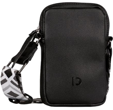 TOM TAILOR Denim Mena Damen Handytasche Umhängetasche Mittelgroß Schwarz