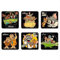 Logoshirt® Hanna-Barbera I Cartoons | Untersetzer | 6er Set | Kork | 10x10cm | langlebiger Druck | Lizenziertes Originaldesign