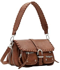 Desigual Women's Omnia Tromso MUL Accessories PU Across Body Bag, Brown