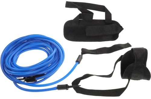 Kisangel 4 Sätze Schwimmtrainingsgürtel Schwimmen Übungsbänder Schwimm-Bungee-trainingsgürtel Widerstandsband Frauen Yoga-Accessoires Für Männer Fitnessbänder Sport Gummiband Mann Trainer
