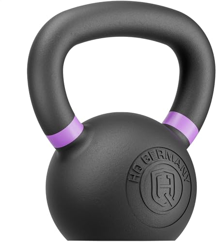 HQ Germany® Powdercoat Kettlebell | Vollguss | 2-32kg | Starter-Sets | ±2,0% Gewichtstoleranz, Gewicht:10KG