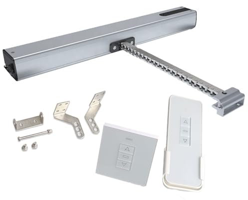 WhAeoy Attuatore Elettrico per Apertura Finestre, Corsa 300 Mm -800 Mm, con Interruttore di Controllo Remoto, Apertura Motorizzata, Forza di Chiusura 400 N/antifurto, per Lucernari,300mm