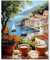 FURONGHUAK Peinture par Numéros pour Adulte, DIY Peinture Acrylique pour Adultes Enfants débutants Facile sur Toile 40×50 cm avec peintures et pinceaux sans Cadre-Café tranquille