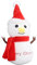 Weihnachtsschneemann-Plüschtier, Leuchtender Singender Schneemann, Stofftier, Weihnachtsdekoration, Puppe für Weihnachten