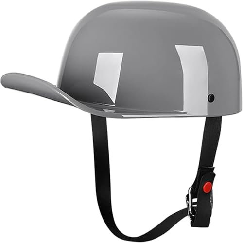 GKCEGHKS Casco A Scodella Scooter Motorino Aperto Caschi da Moto Mezzo Elmetto Moto retrò Casco Scooter Mezzo Casco Scooter Crociera Bicicletta ECE Omologato Portatile Mezzi Caschi Jet