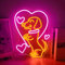 Horseneon Dackel Neon schild Love Dackel Neonschilder für die Wand niedliche Welpen Neonlichter für Schlafzimmer Tierhandlung Hundeliebhaber Hunde-Mottoparty Hundezimmer