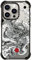 CASETiFY Ultra Impact iPhone 15 Pro Hülle [Stark Schlank/3,5 m 5X Fallschutz in Militärqualität/Kompatibel mit Magsafe] – Power Dragon – Transparent Schwarz