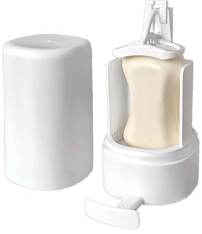 Bar Soap Grinder - Leakproof Soap Bar Shredder, Solid Soapy Bar Holder, Wall Mounted Crusher Mincer | Refillable Soapy Bar Grinder | Soap Case Dispenser With Handle, Waterproof Solid Soap Bar Mincer
