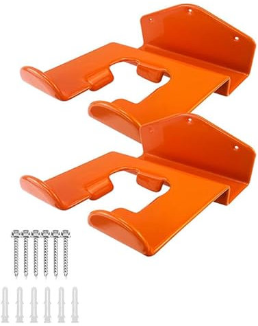 Robustes Wandregal für Garten-Elektrowerkzeuge, Rasentrimmer, Heckenschere, Kettensäge, Rasenmäher, Leitern, Garage, Utility Storage Hanger