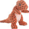 Edumov Hundespielzeug Quietschend, Waschbares Kauspielzeug Hund Unzerstörbar, Robustes Kuscheltier für Welpen und Große Hunde, Lustig Dog Toy Dino-Hundespielzeug Weihnachten