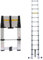 Svelt Scala Telescopica Professionale 13 Pioli in Alluminio Anodizzato, Altezza Max 4,6 m, Pioli Antisdrucciolo, Allargatore Richiudibile e Chiusura Automatica