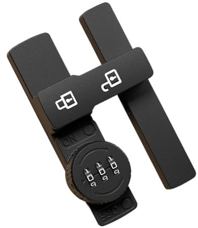 Verrou de garde-manger avec code, serrure de porte d'armoire à combinaison – Système intelligent antivol sécurisé pour cuisine, lieu de travail, dortoir, chambre à coucher