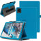 carinacoco Custodia per Blackview Tab 70 WIFI 10, copertura completa, in pelle di alta qualità, pieghevole, anti-goccia, custodia protettiva per tablet, con portapenne e cinturino da polso, blu